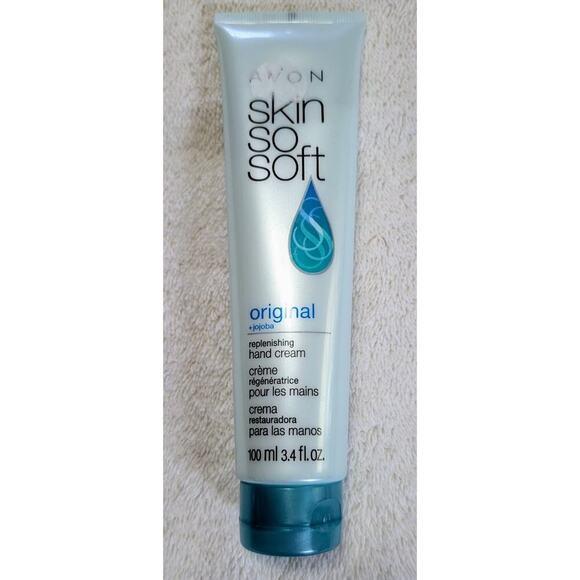 Avon Other - Avon SSS Skin So Soft ORIGINAL+Jojoba Replenishing Hand Cream 3.4 oz .Free Ship
